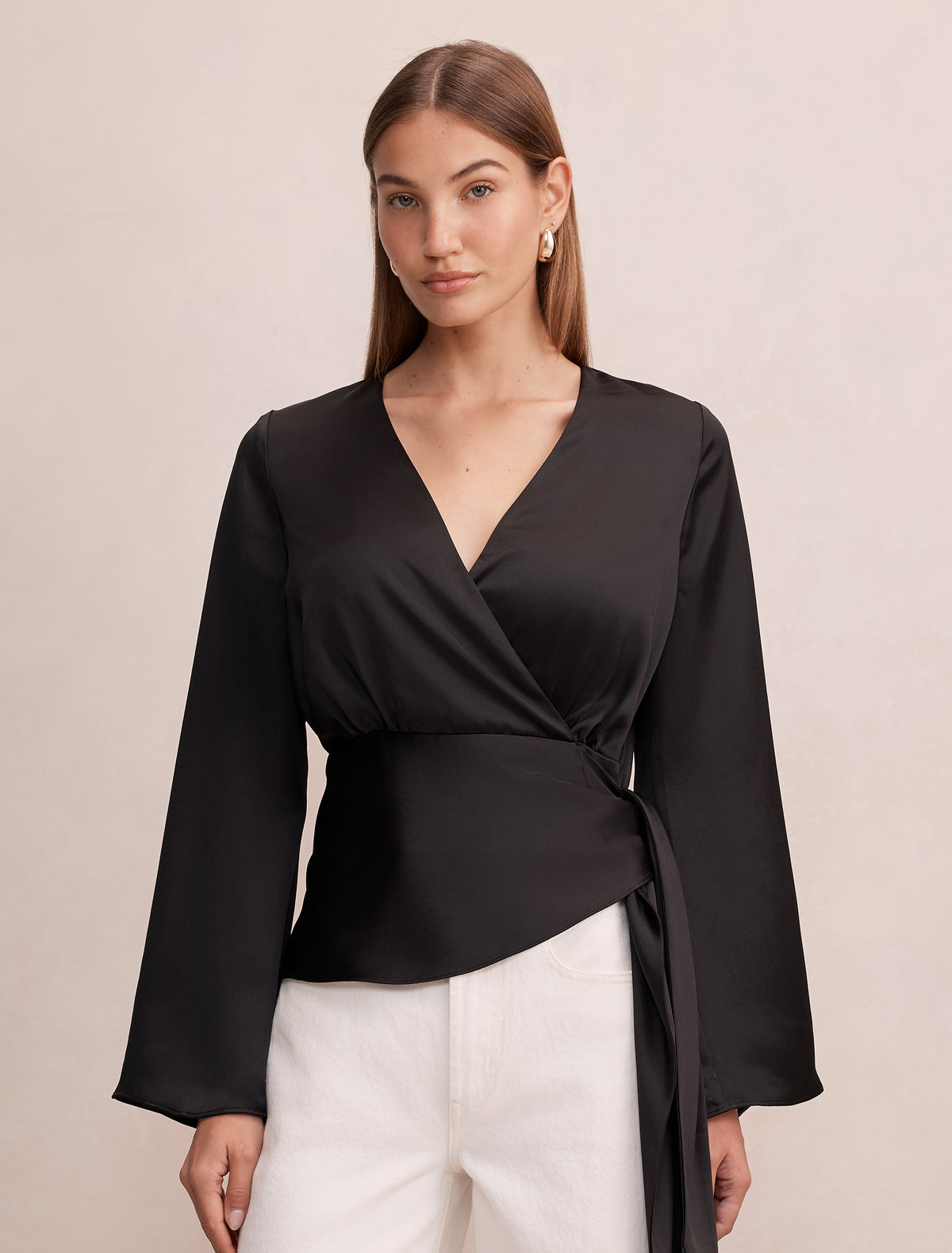 Maelle Scarf Tie Top