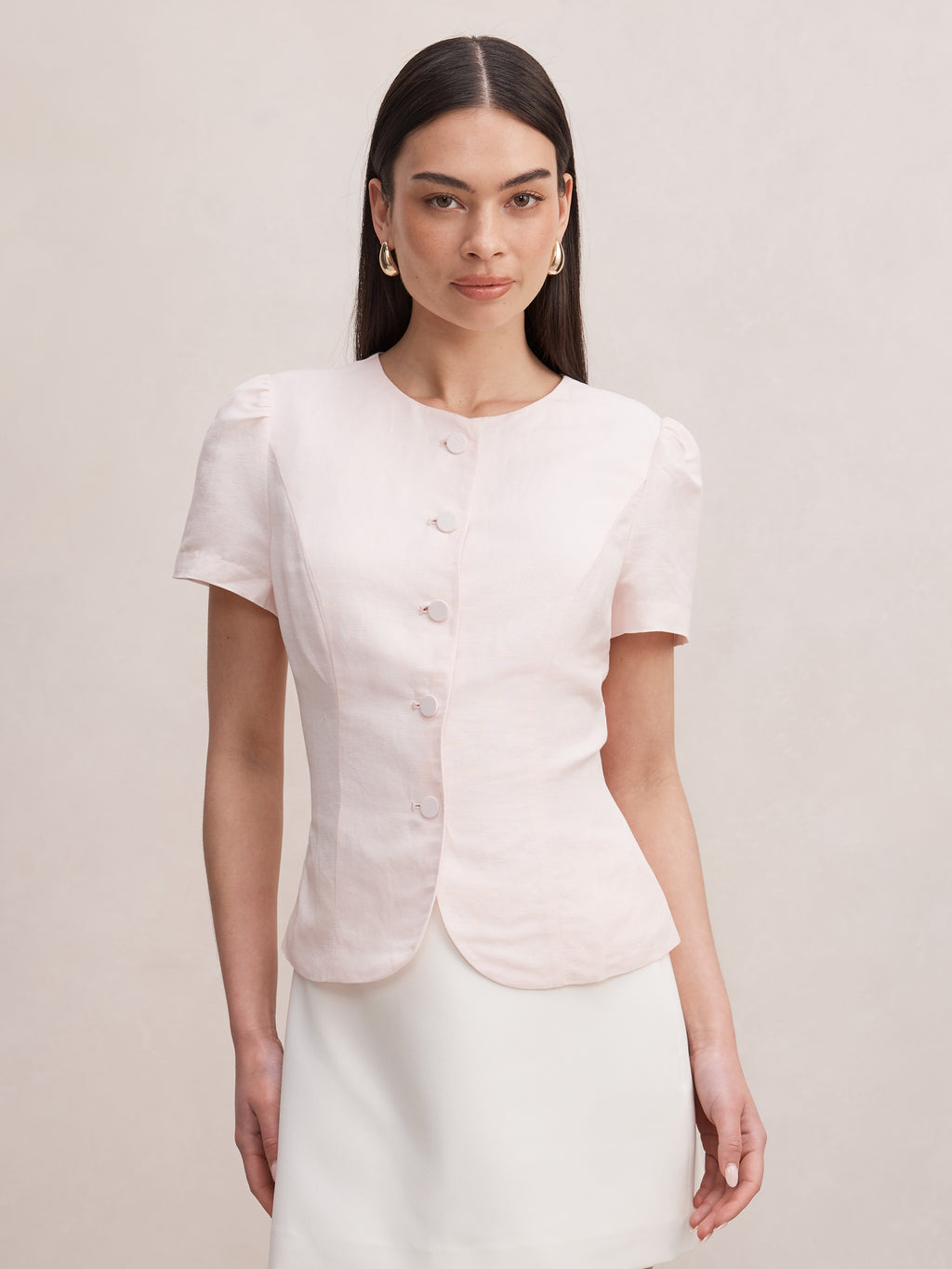 Cartia Button Down Top