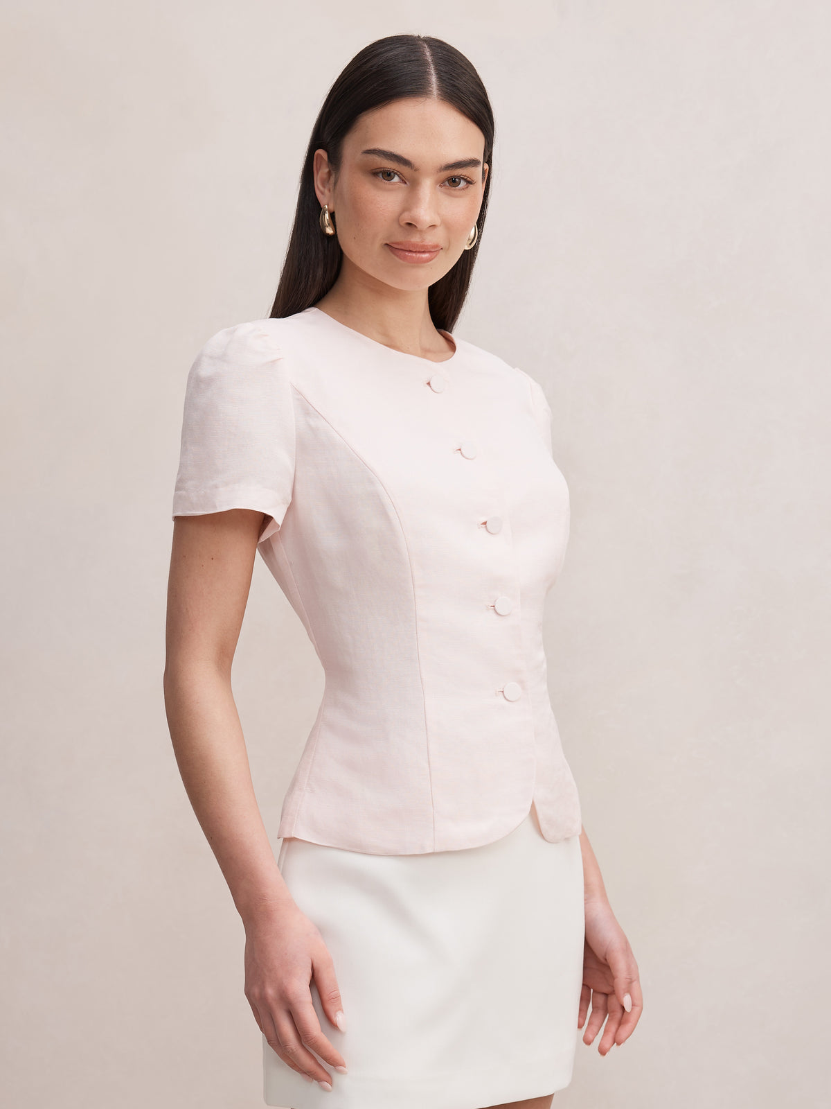Cartia Button Down Top