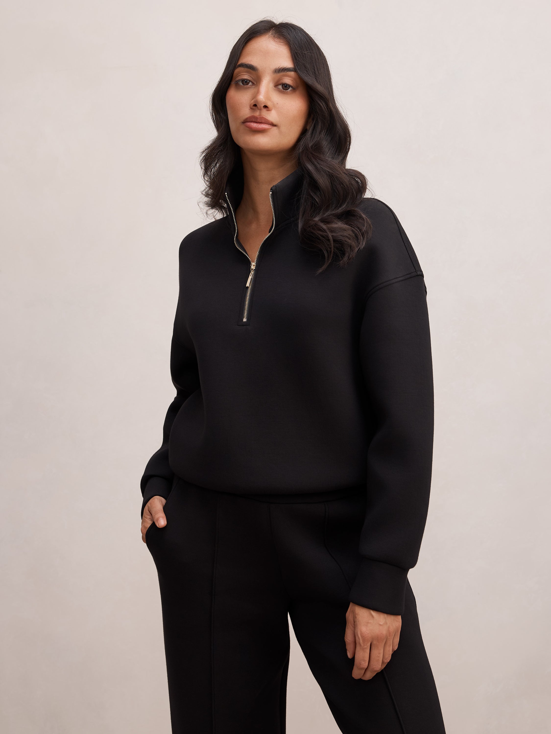 Hattie Zip Front Lounge Jumper