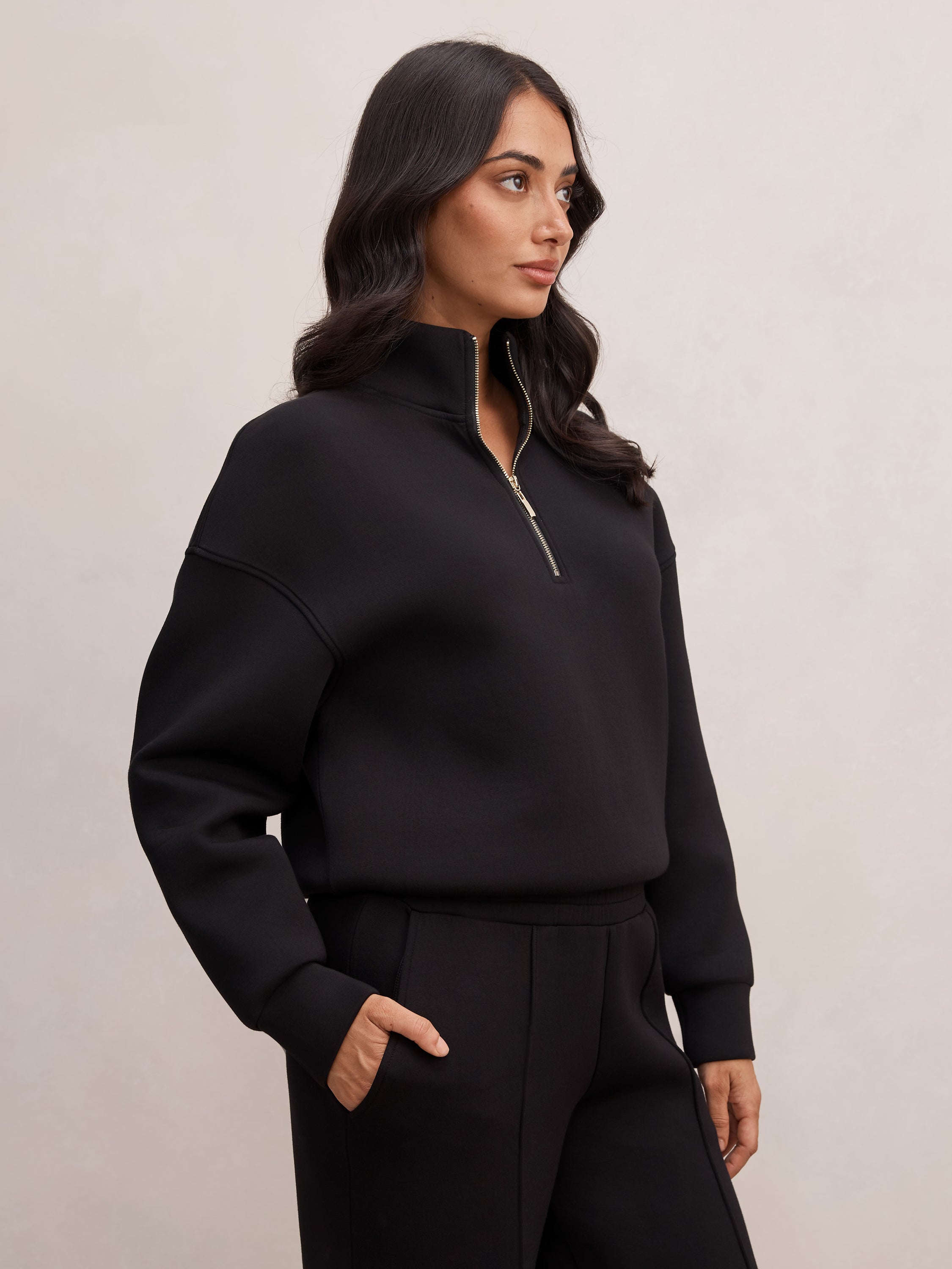 Hattie Zip Front Lounge Jumper