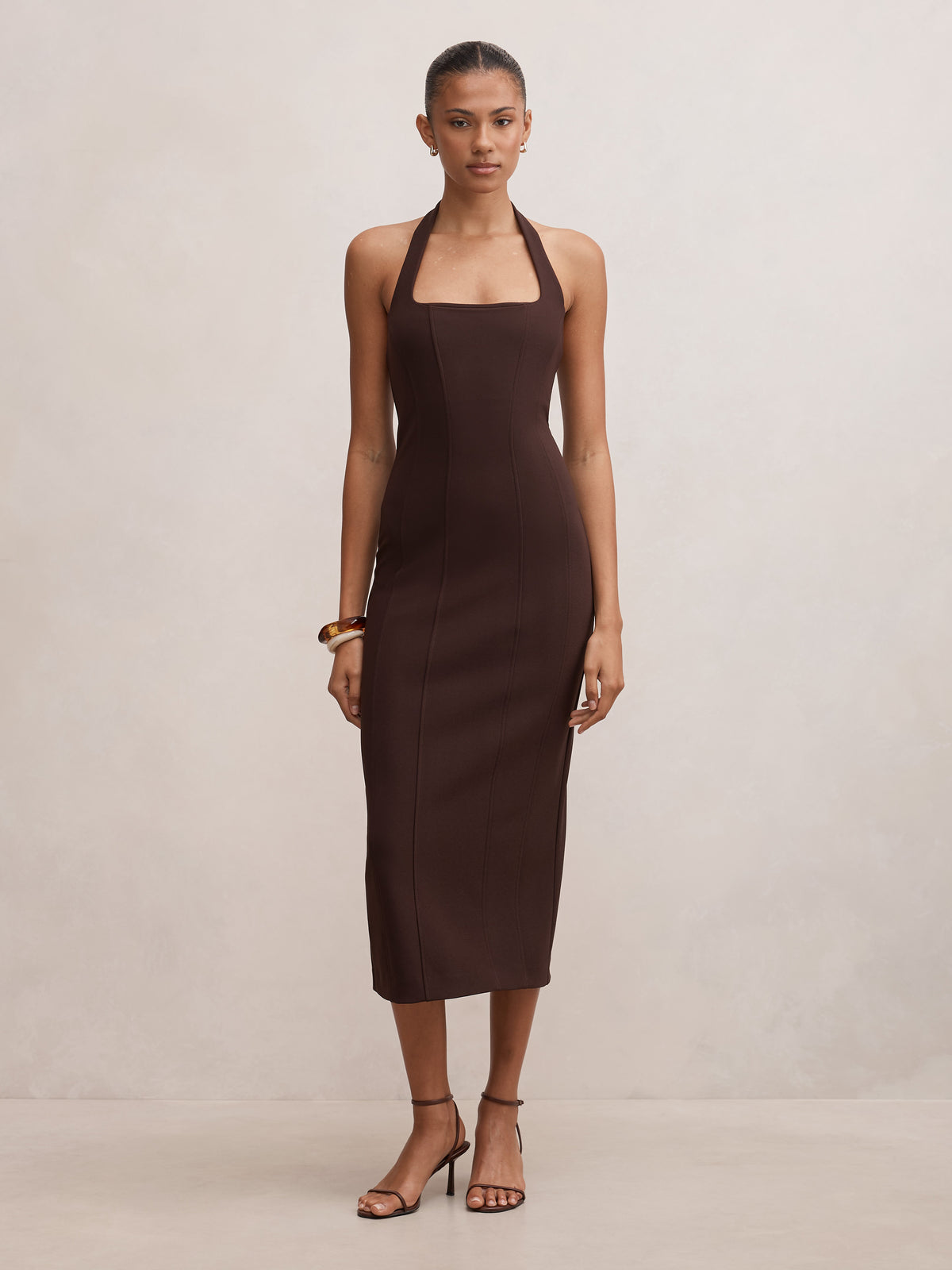 Gina Halter Bodycon Midi