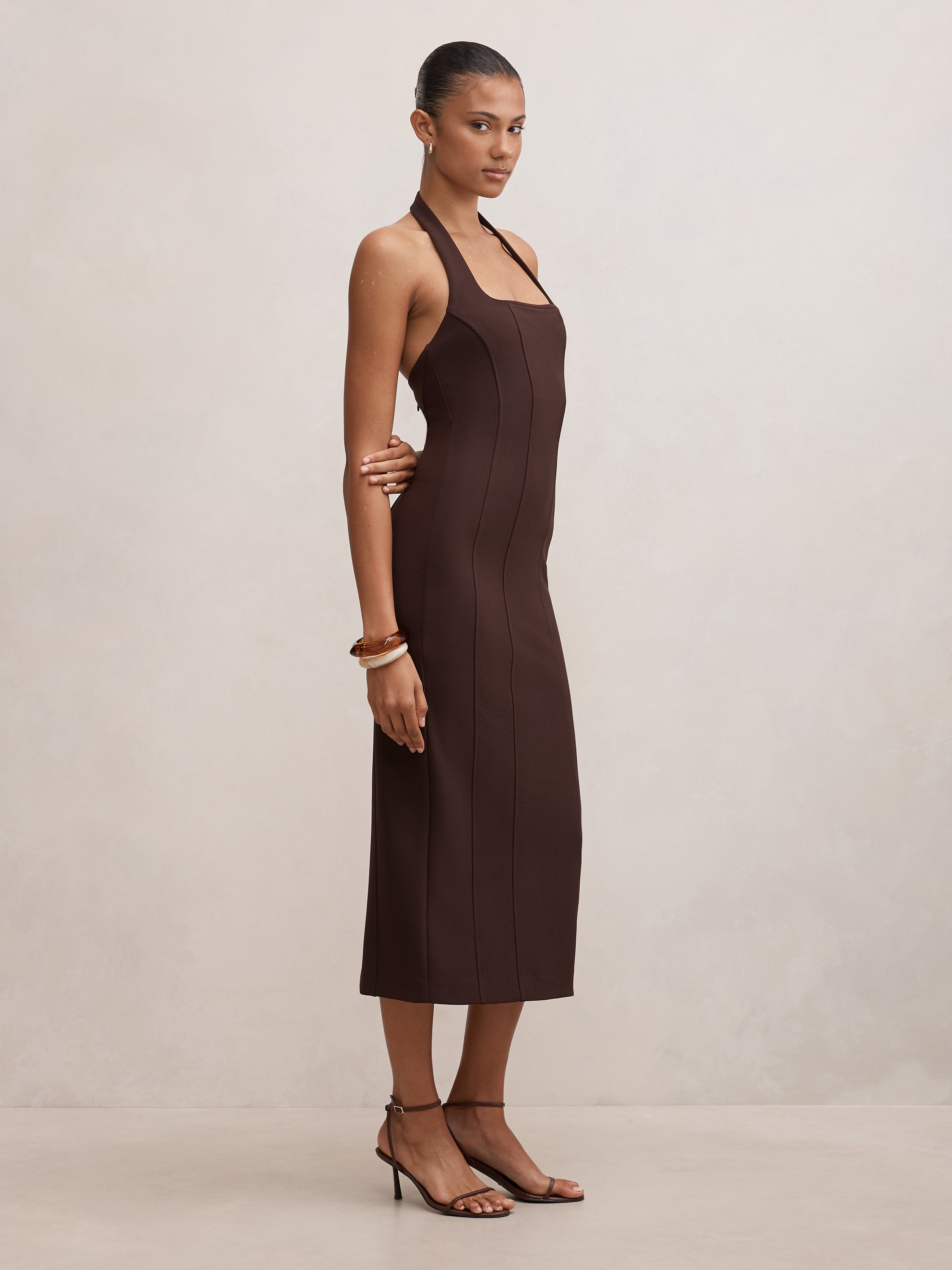 Gina Halter Bodycon Midi