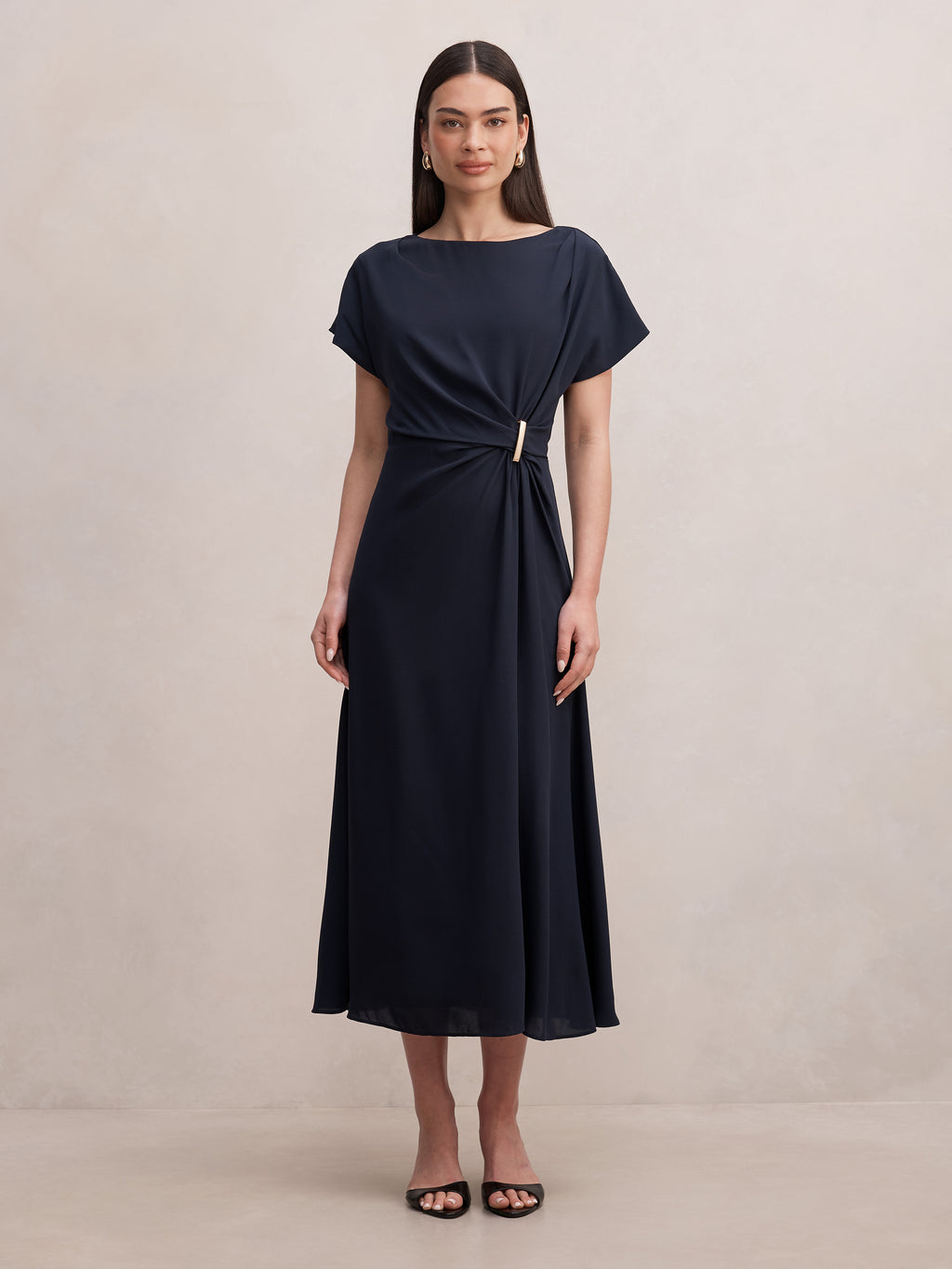 Wren Hardware Detail Midi Dress