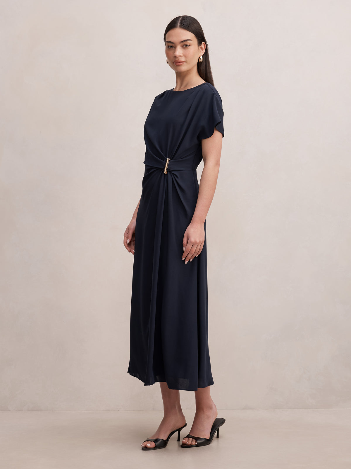 Wren Hardware Detail Midi Dress