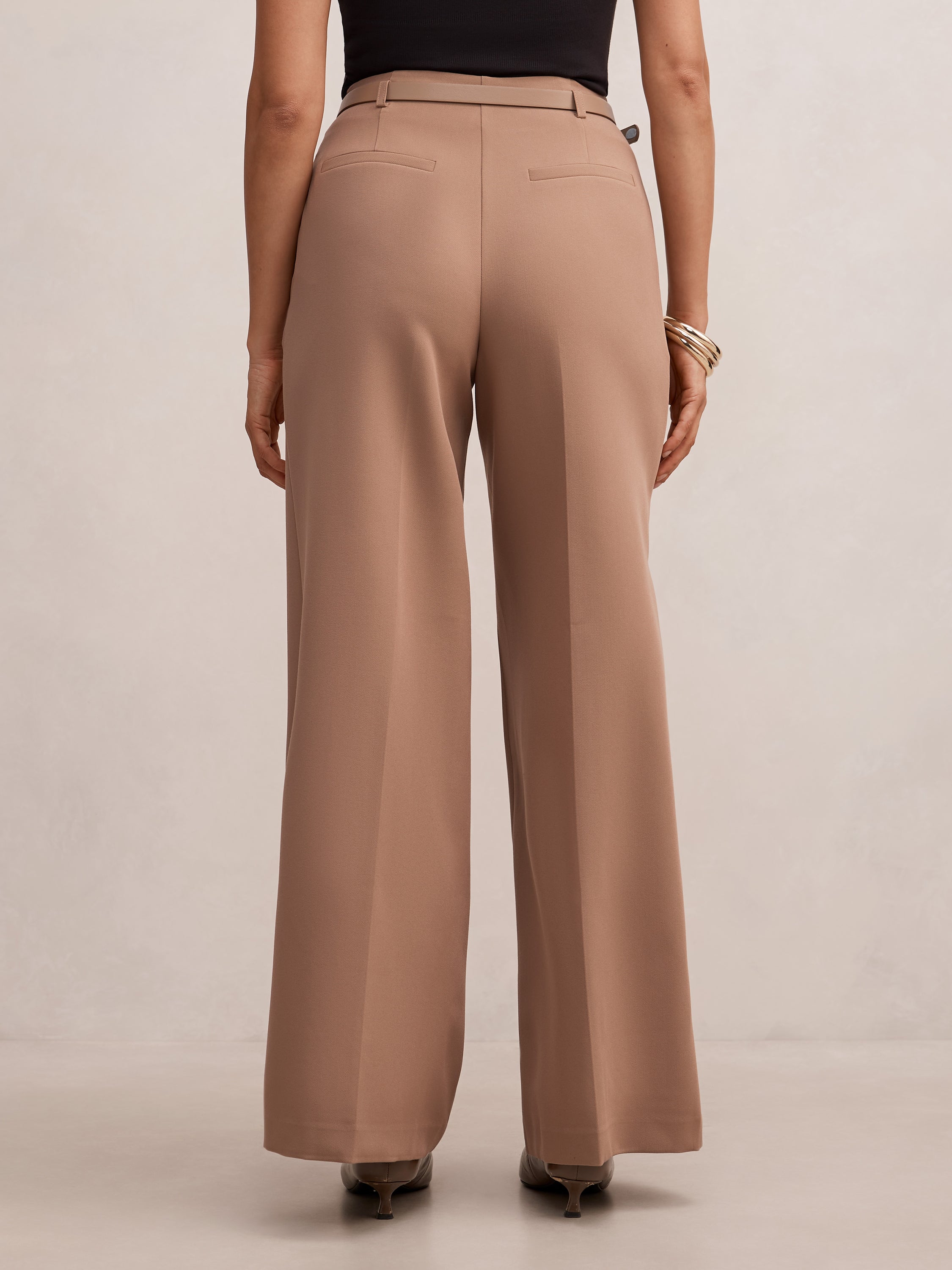 Bella Belted Wide Leg Pant
