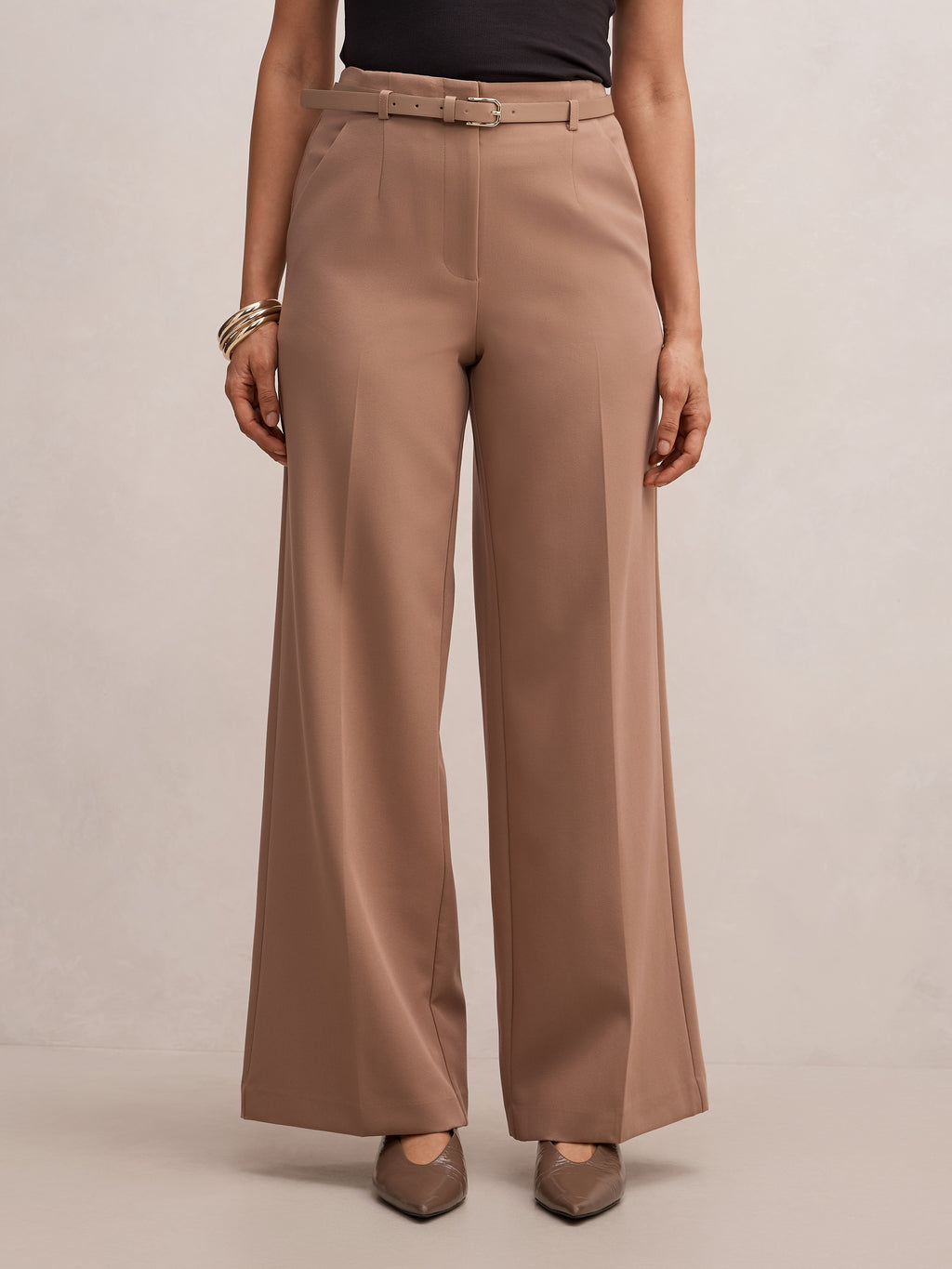 Bella Belted Wide Leg Pant