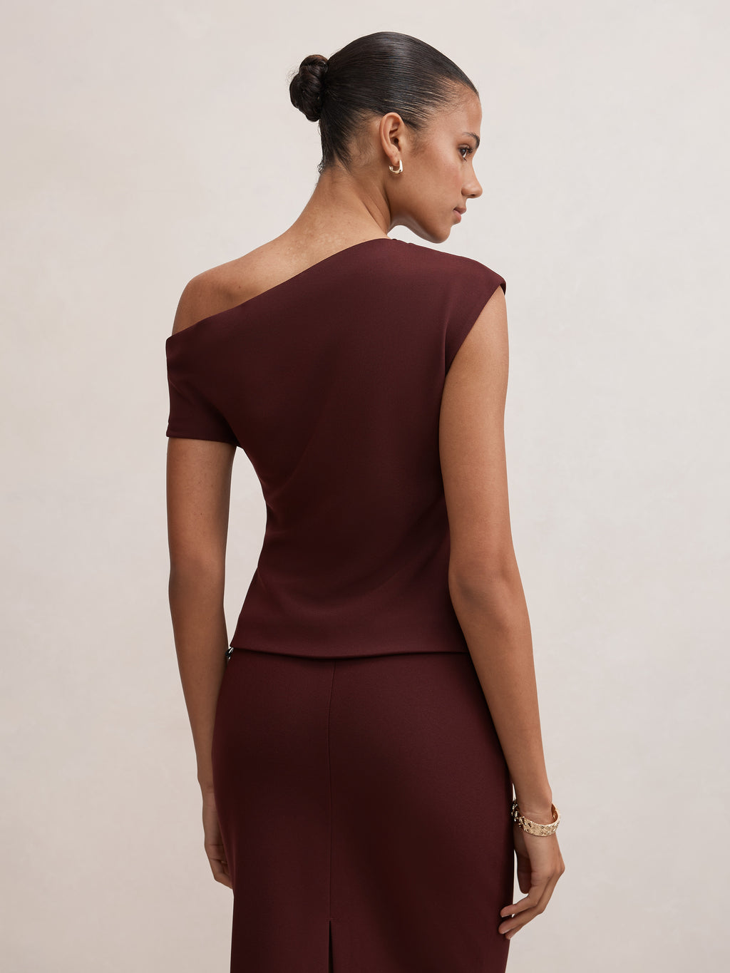 Brooklyn Tipped Crepe Top