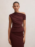Brooklyn Tipped Crepe Top