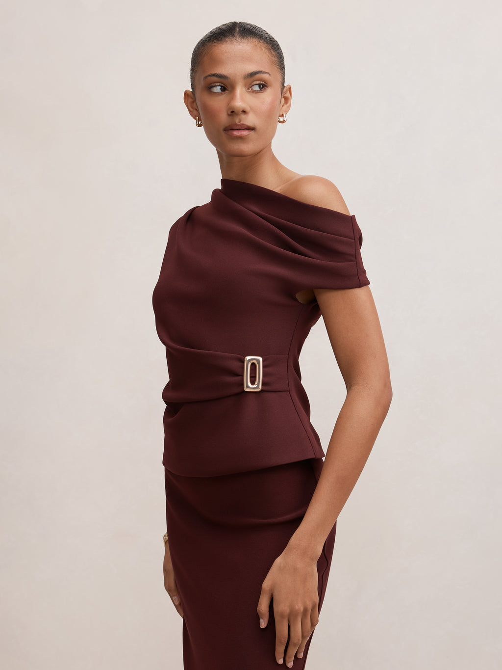 Brooklyn Tipped Crepe Top