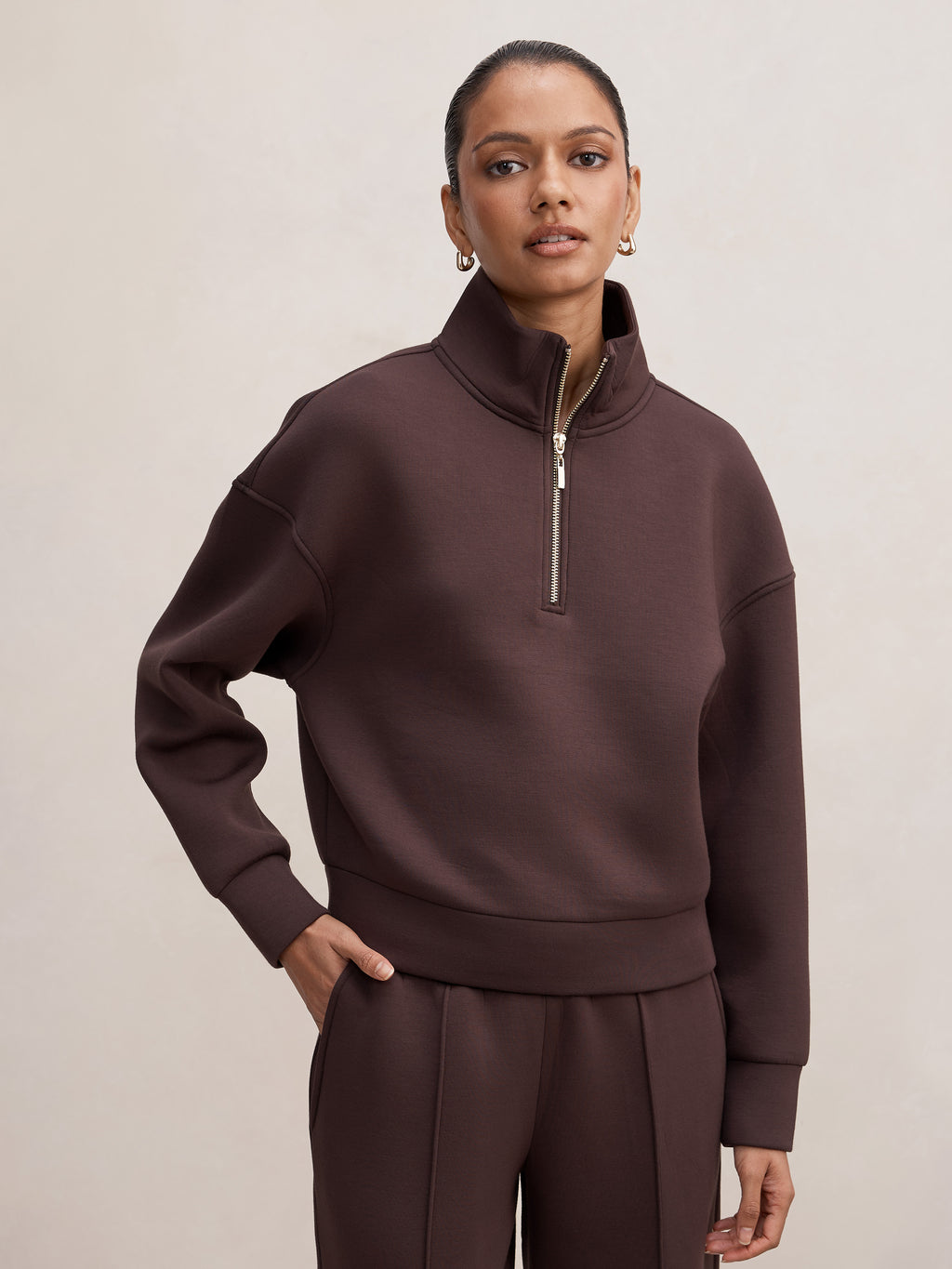 Hattie Petite Zip Lounge Jumper