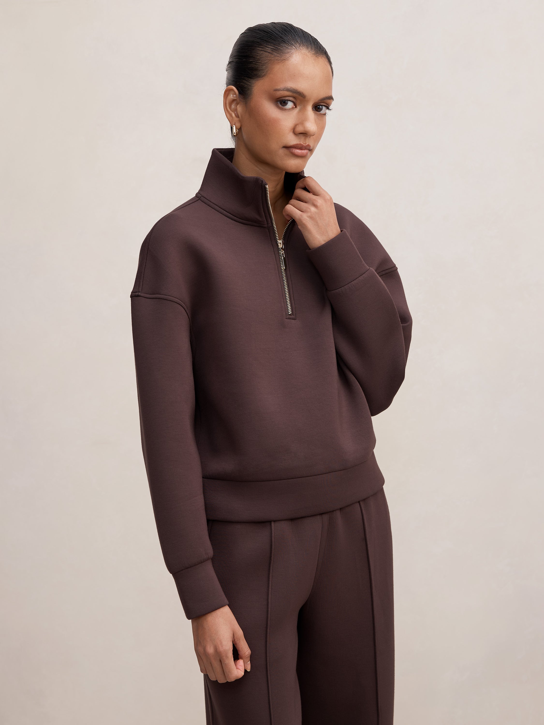 Hattie Petite Zip Lounge Jumper