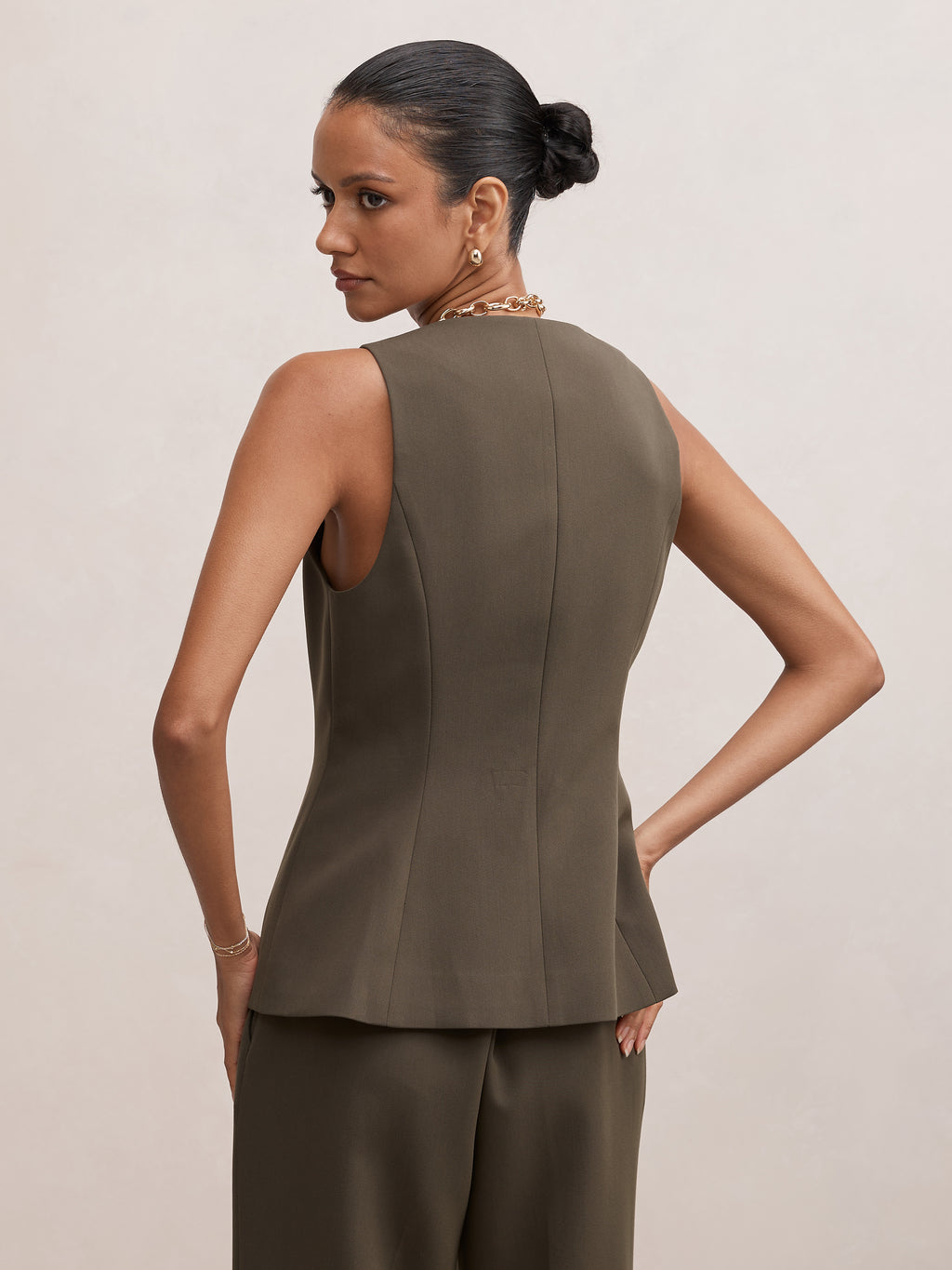 Larissa Petite Long Waistcoat
