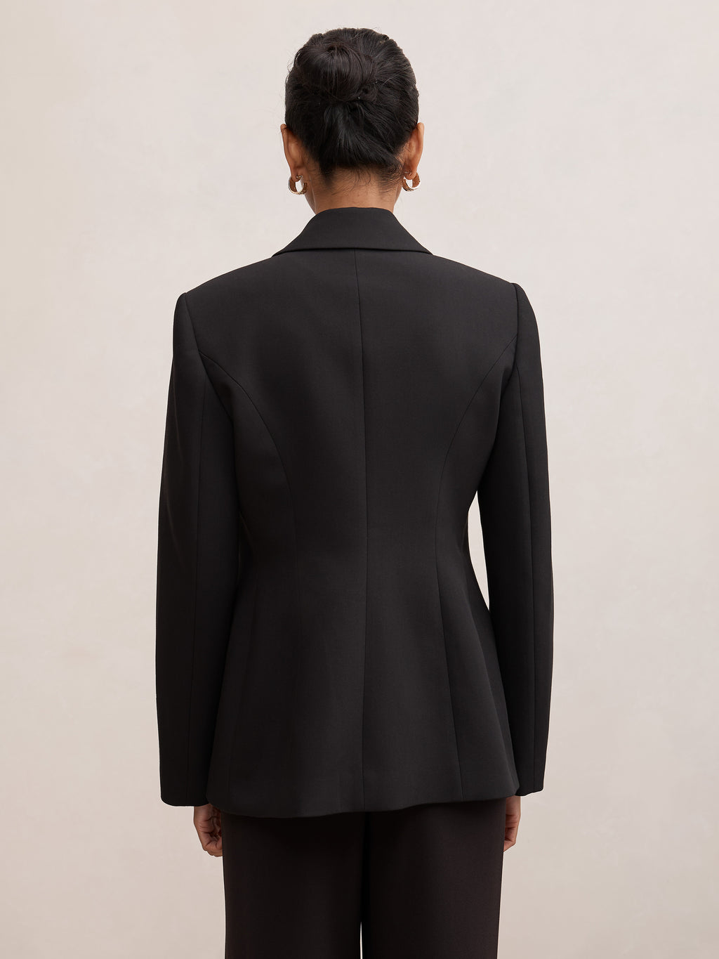 Trixie Petite Gold Button Blazer