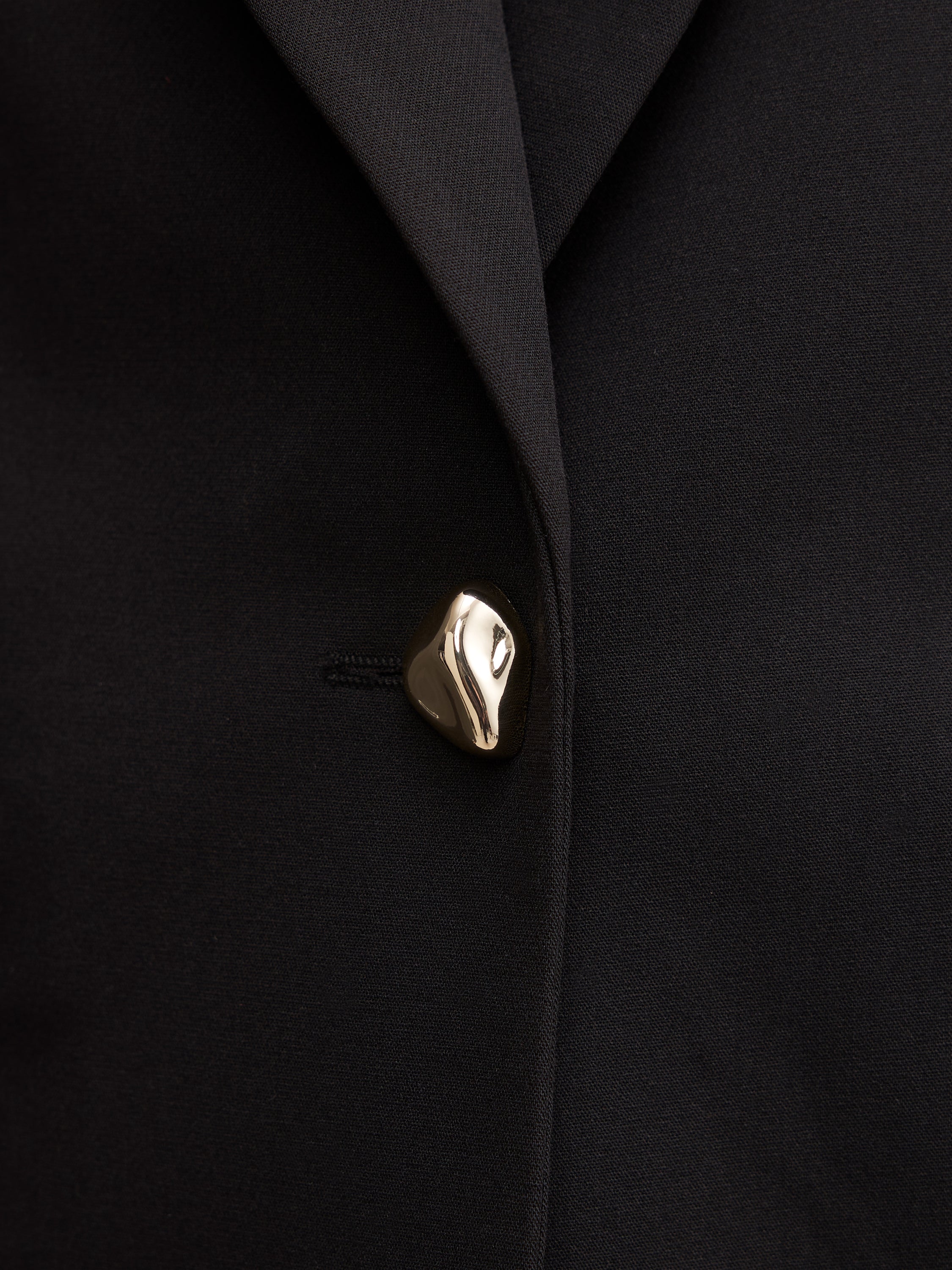 Trixie Petite Gold Button Blazer
