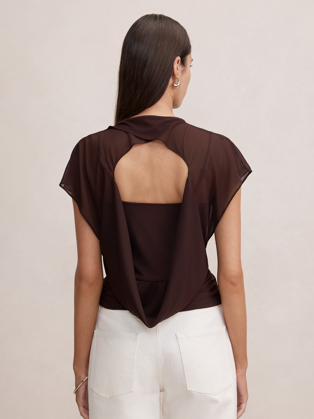 Mattie Mesh Overlay Top