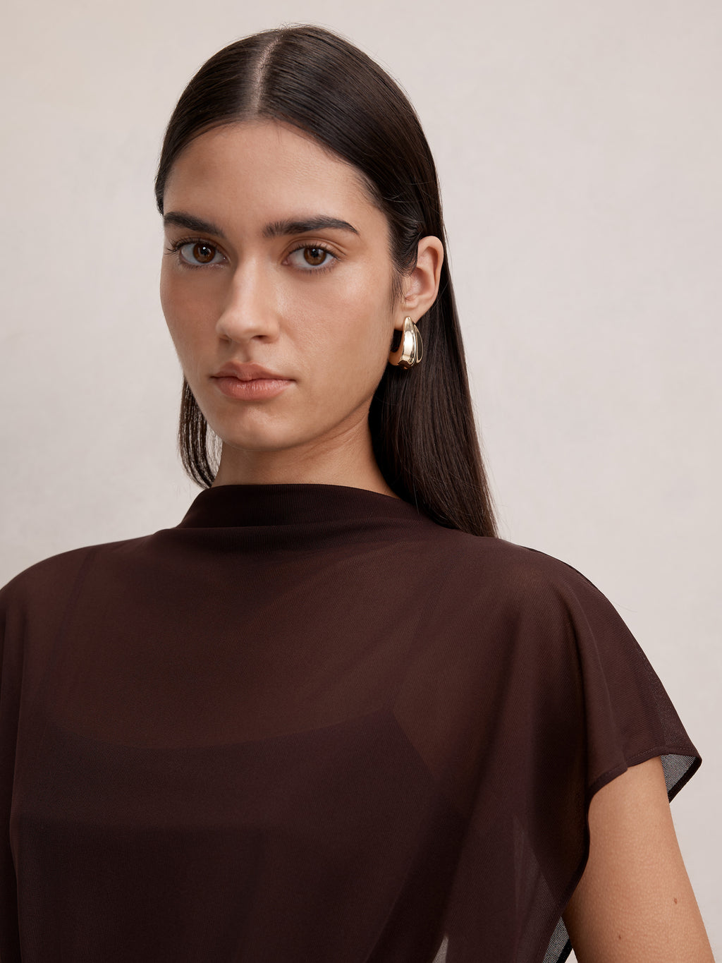Mattie Mesh Overlay Top