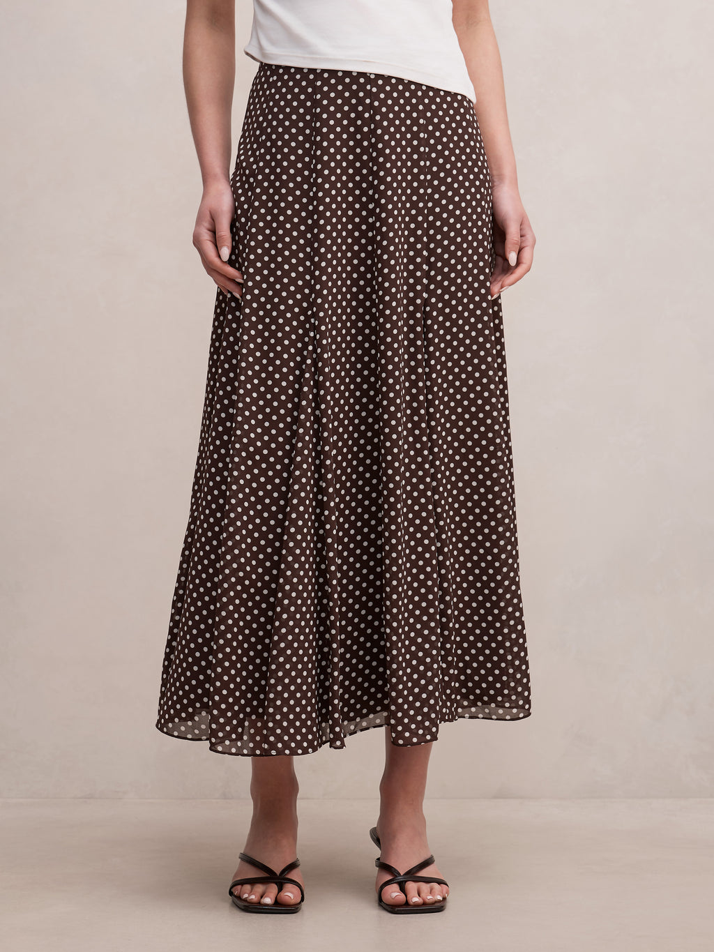 Allison Godet Midi Skirt