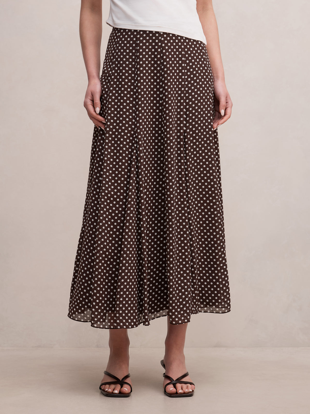 Allison Godet Midi Skirt