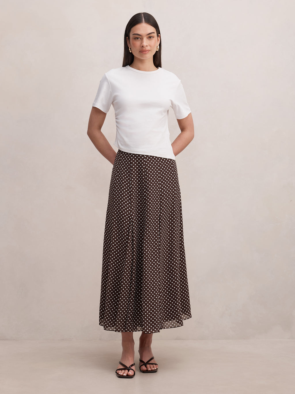 Allison Godet Midi Skirt