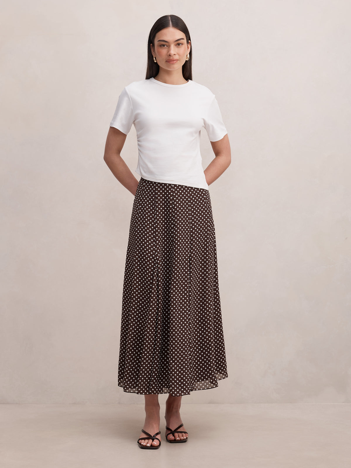 Allison Godet Midi Skirt