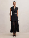 Shanae Petite Lace Sleeveless Dress