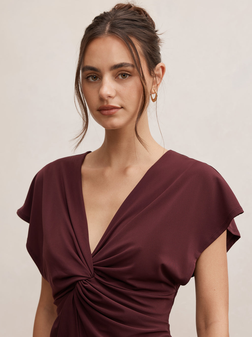 Thea Twist Batwing Top