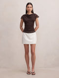 Hyacinth Lace Flutter Sleeve