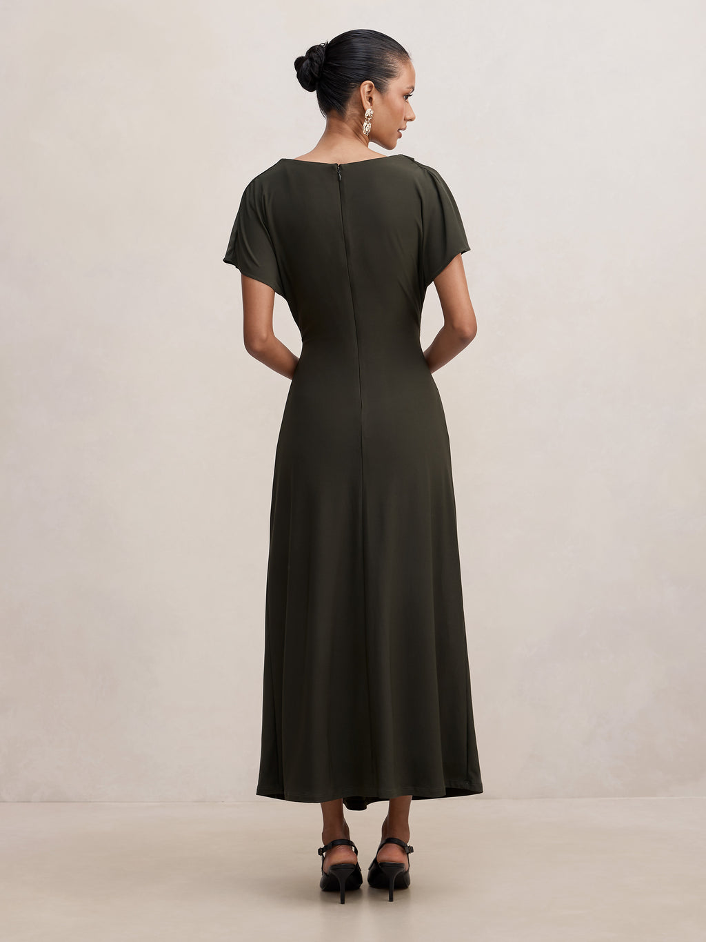 Tahnee Petite Ruched Waist Midi