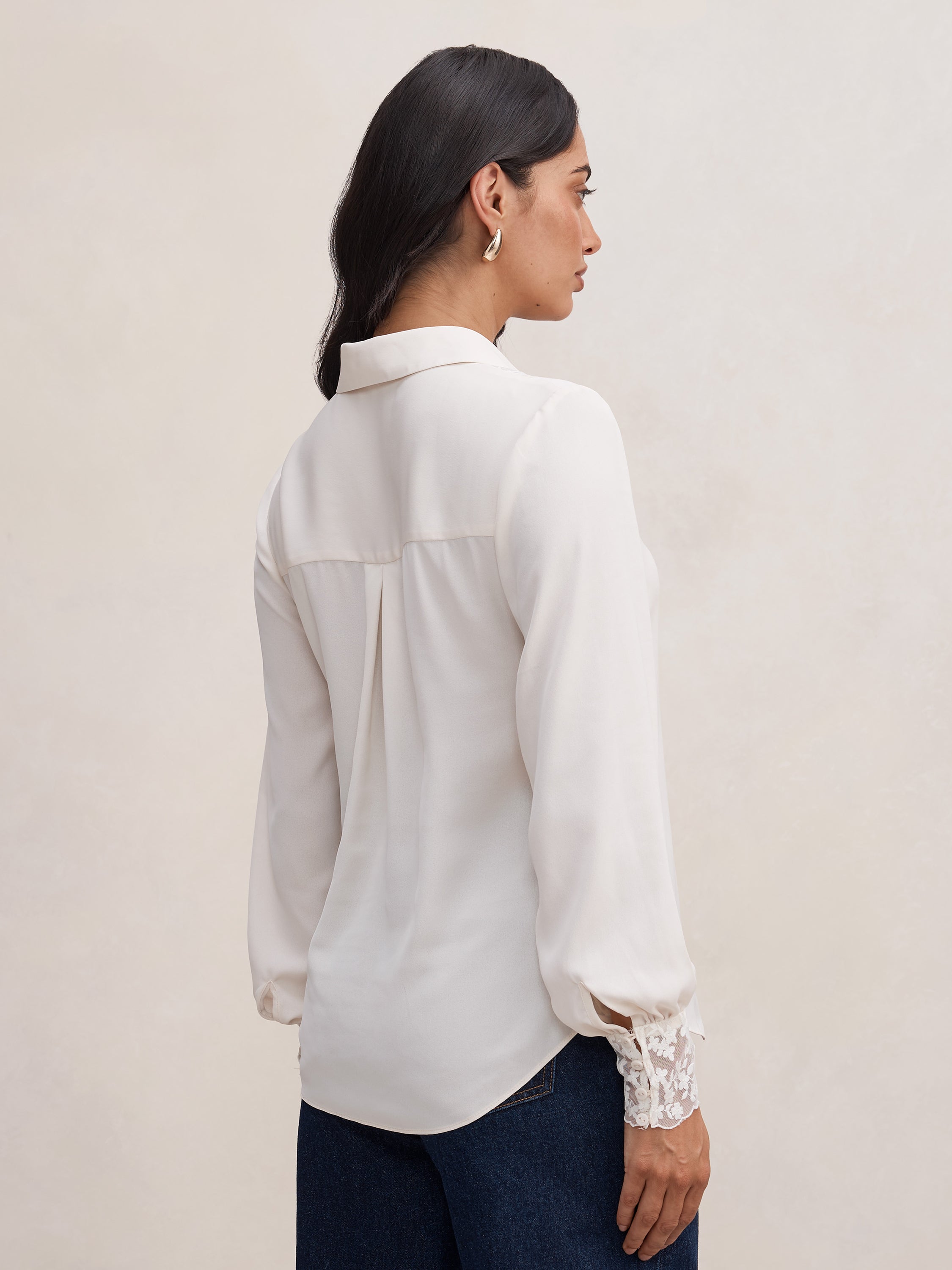 Hannah Lace Trim Shirt