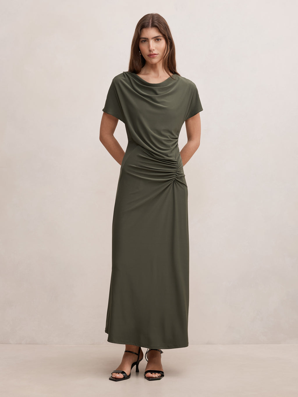 Tahnee Ruched Waist Midi