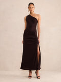 Harley One Shoulder Glitter Maxi