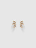 Frannie Fan Stone Stud