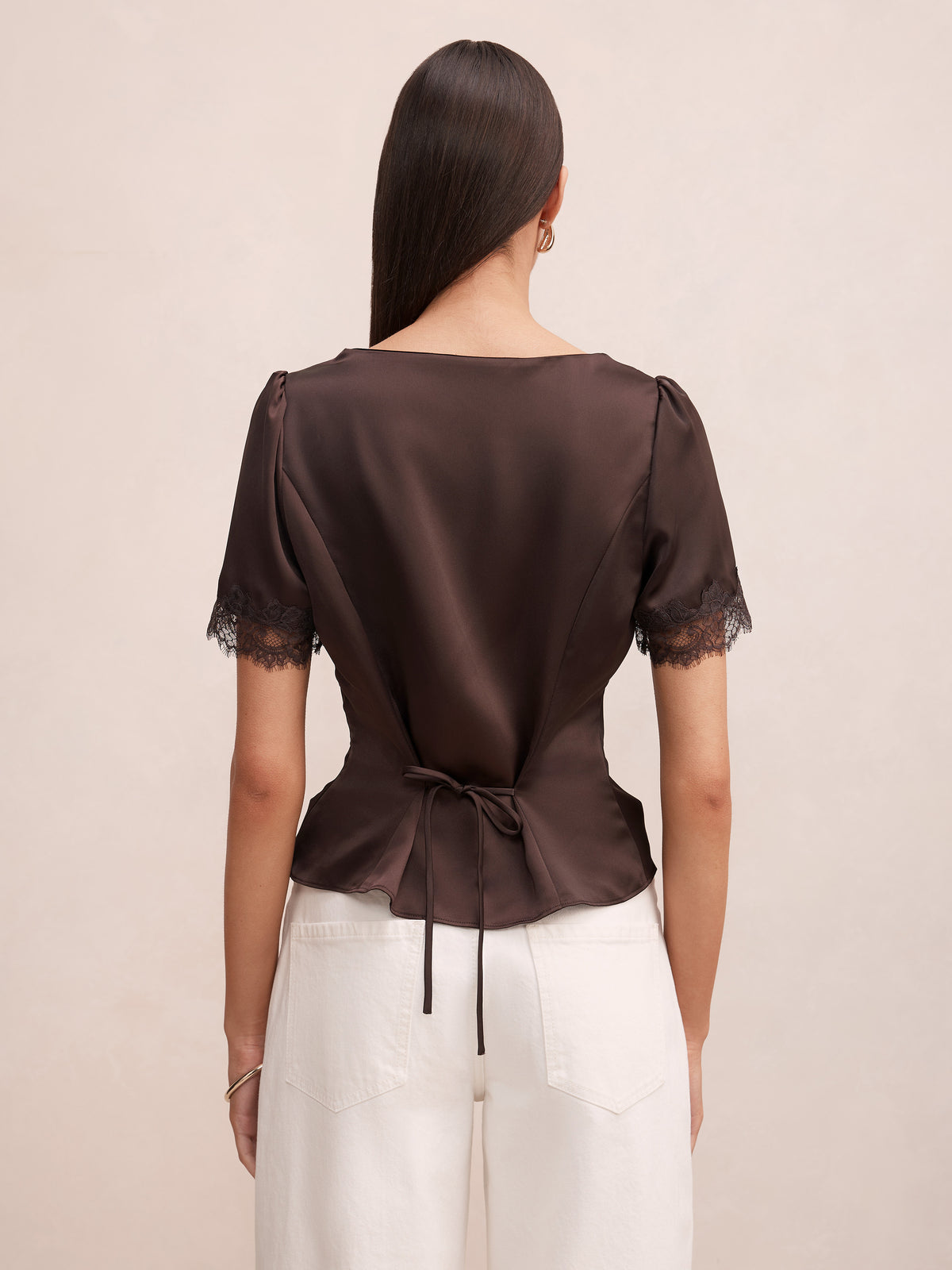Juliette Lace Trim Top