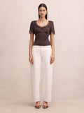 Juliette Lace Trim Top