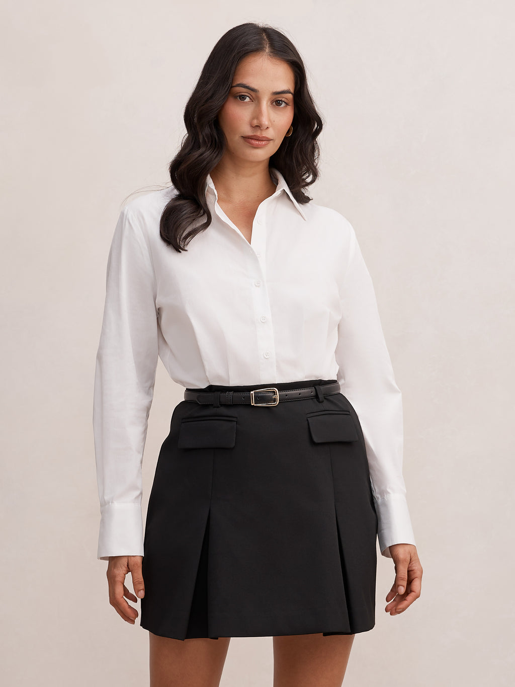 Esme Shirt Belted Mini Dress