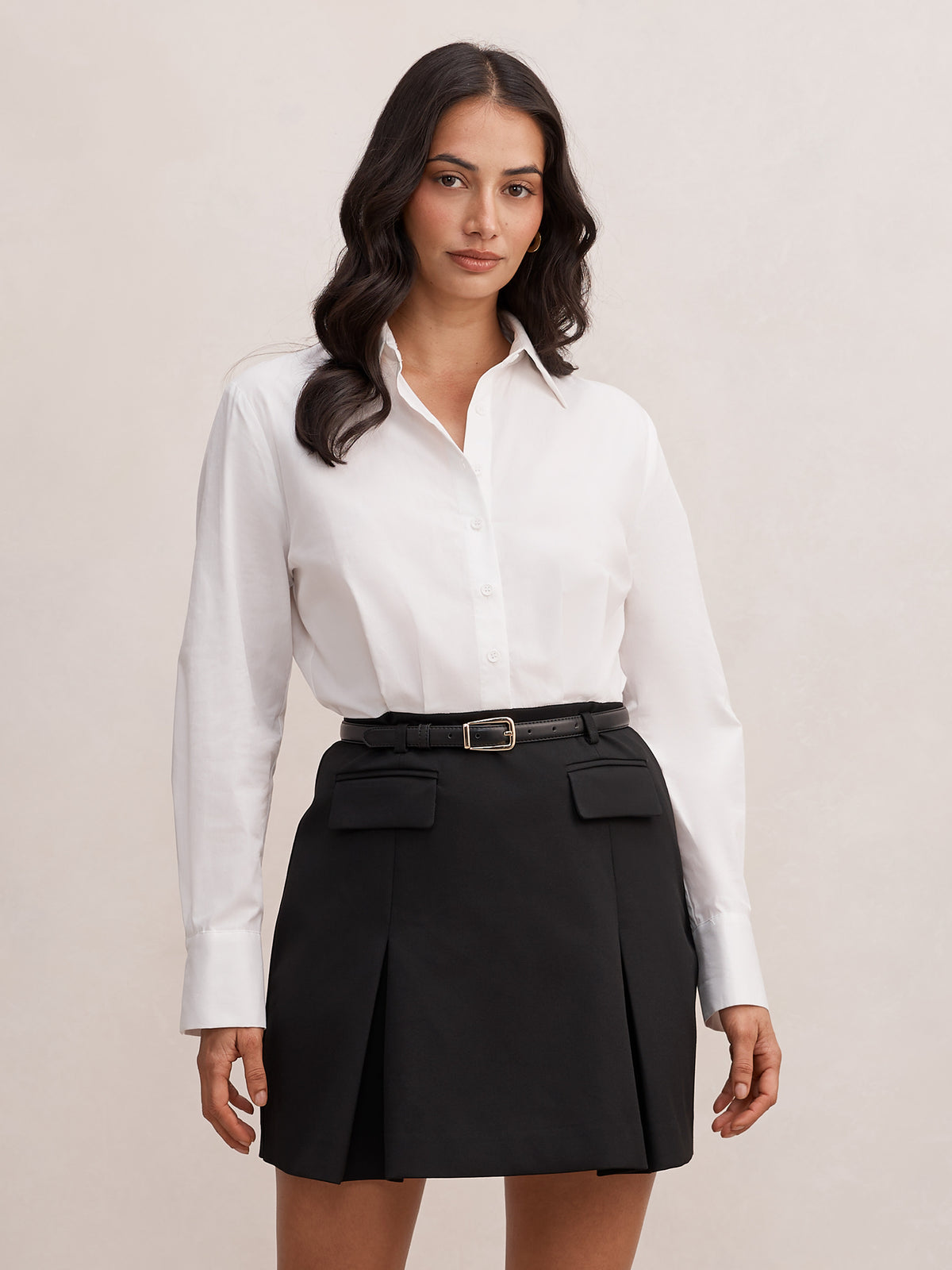 Esme Shirt Belted Mini Dress