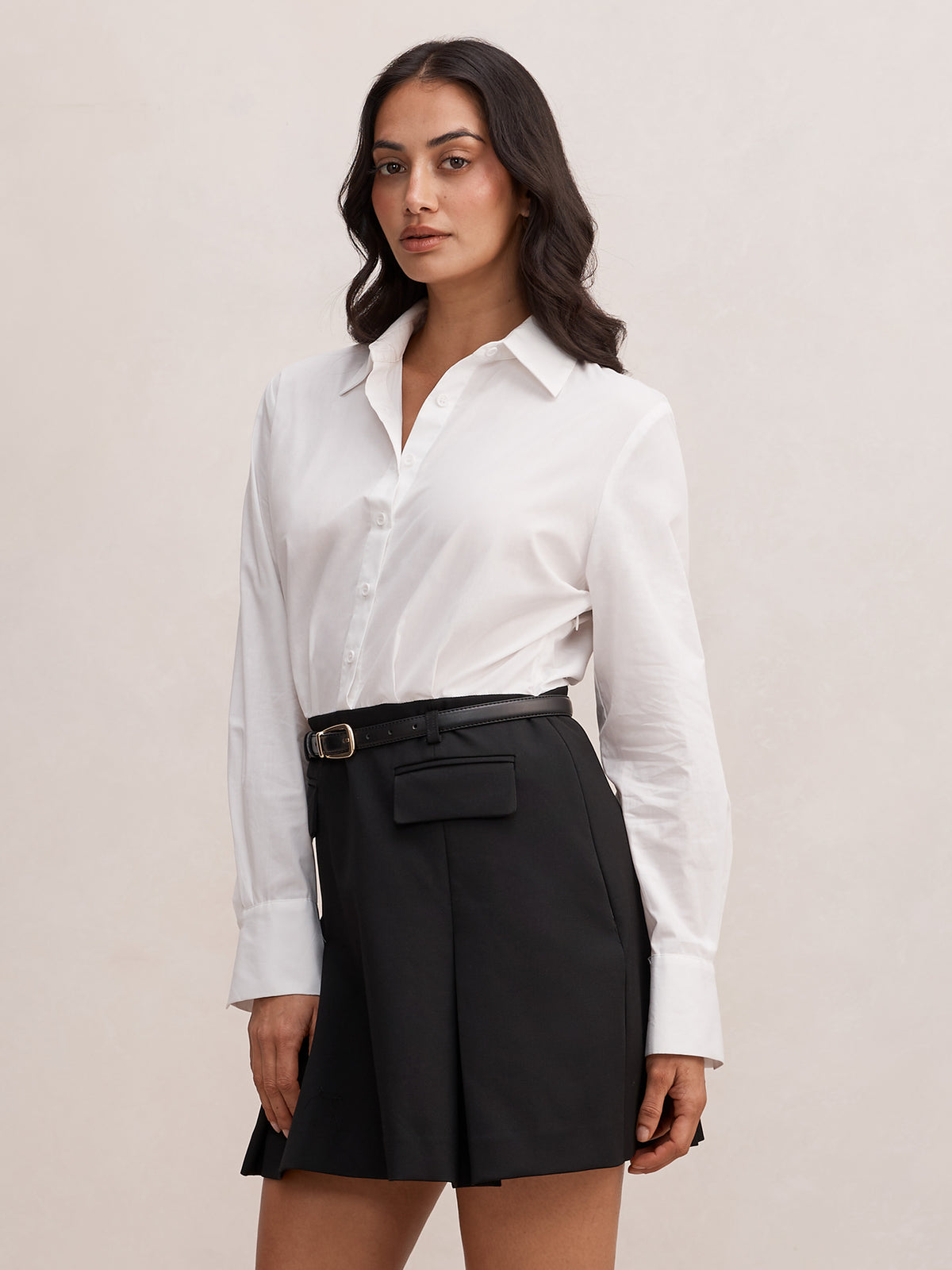 Esme Shirt Belted Mini Dress