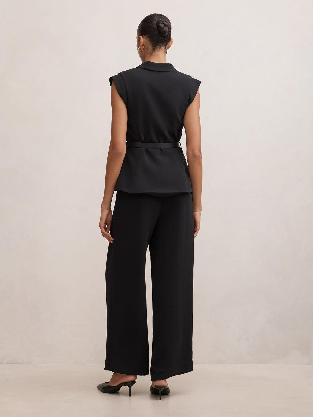 Ayla Tailored Belted Jumpsuit