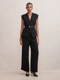 Ayla Tailored Belted Jumpsuit