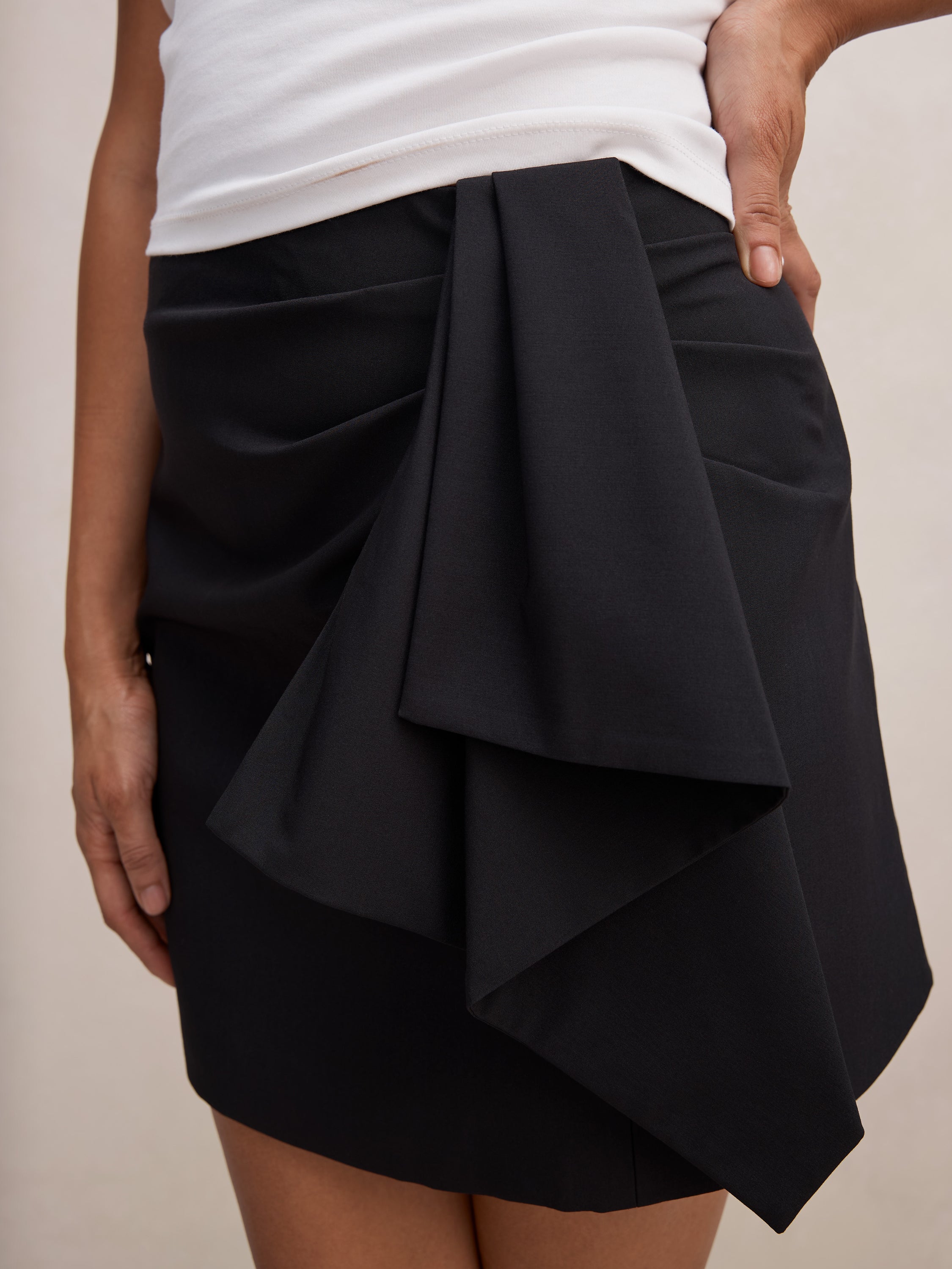 Lexi Drape Mini Skirt