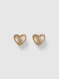 Enya Engraved Heart Stud