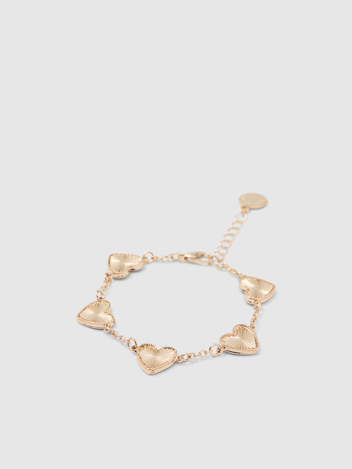 Enya Engraved Heart Bracelet