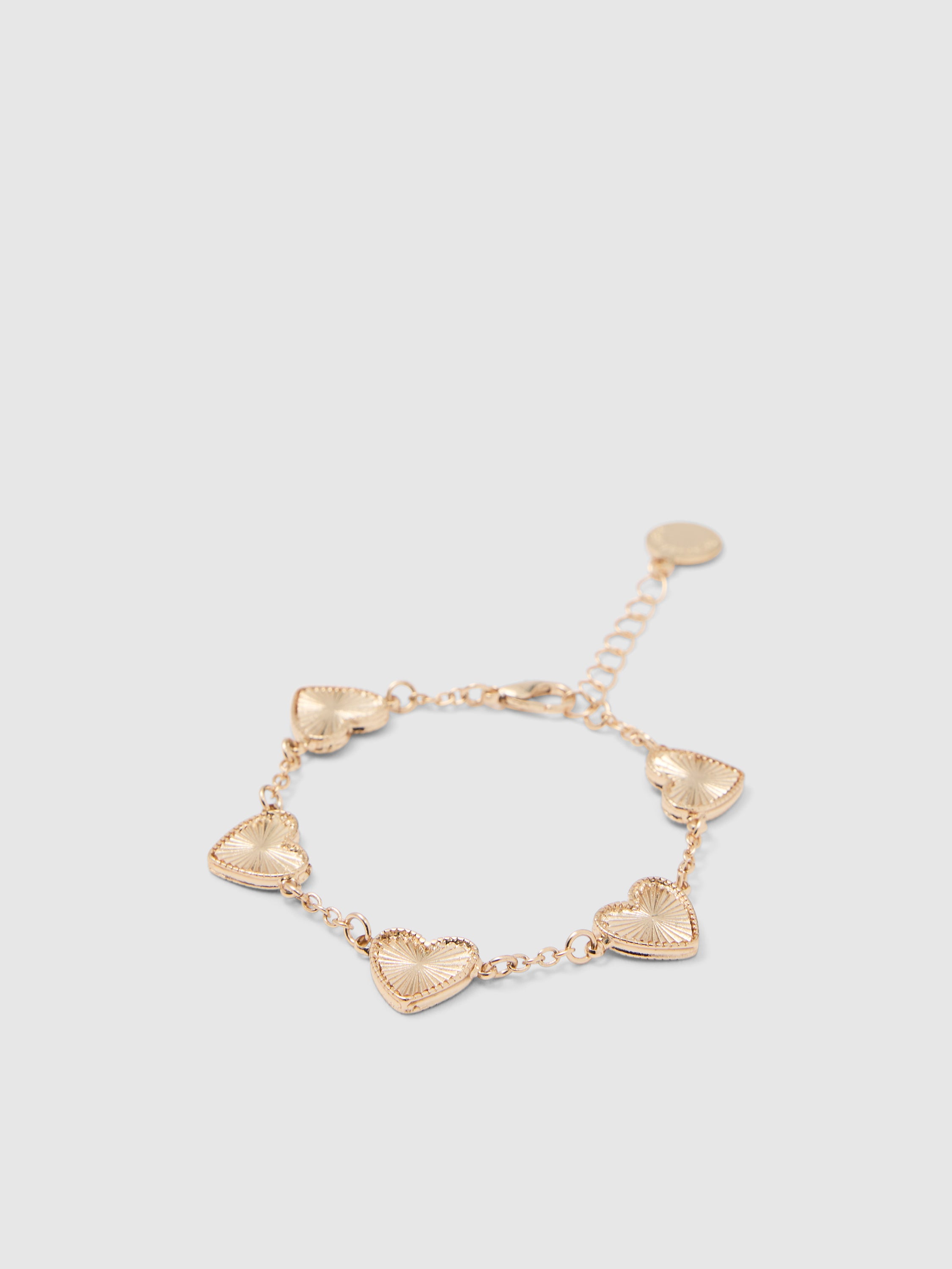 Enya Engraved Heart Bracelet