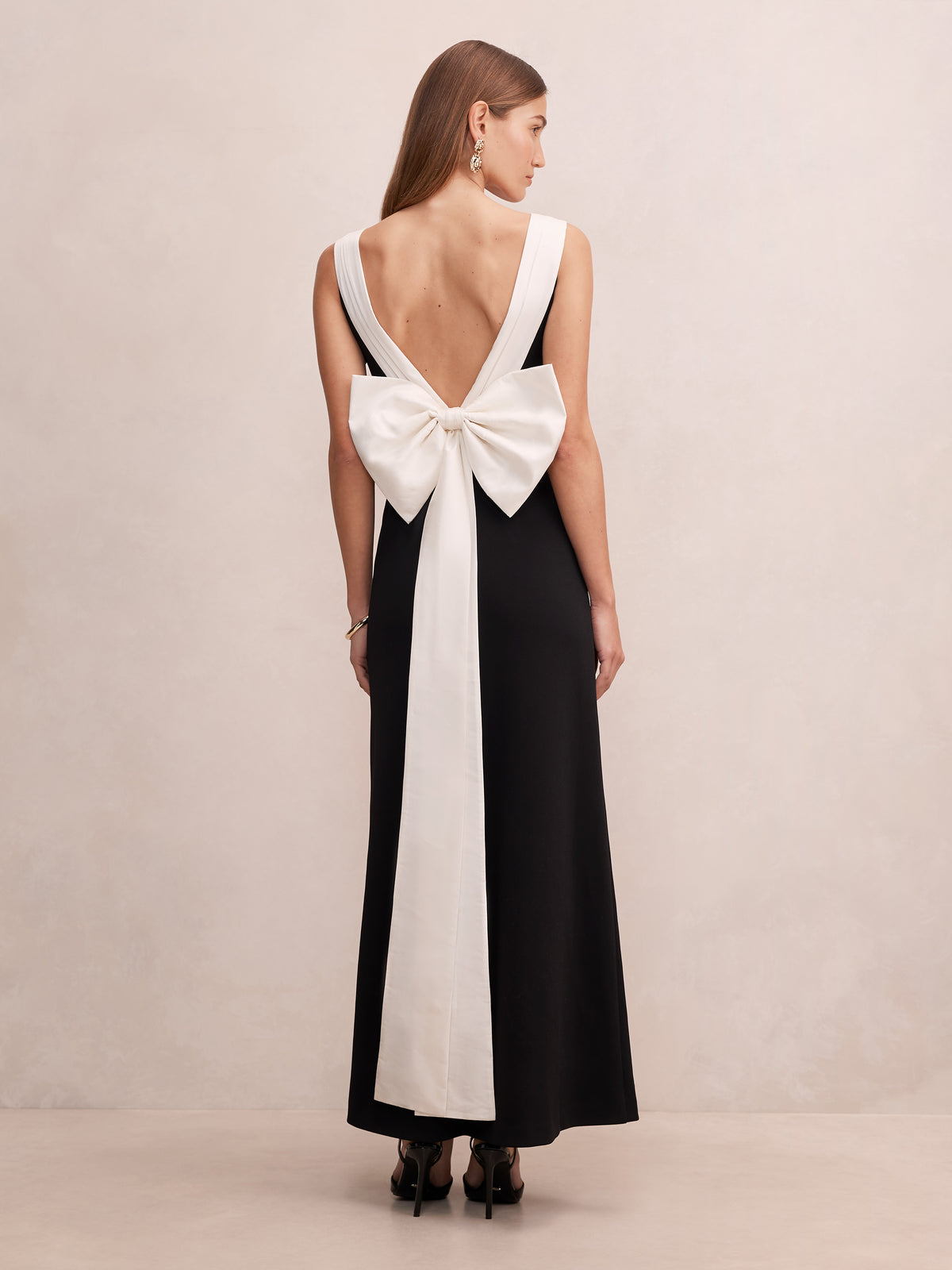 Odessa Backless Bow Gown