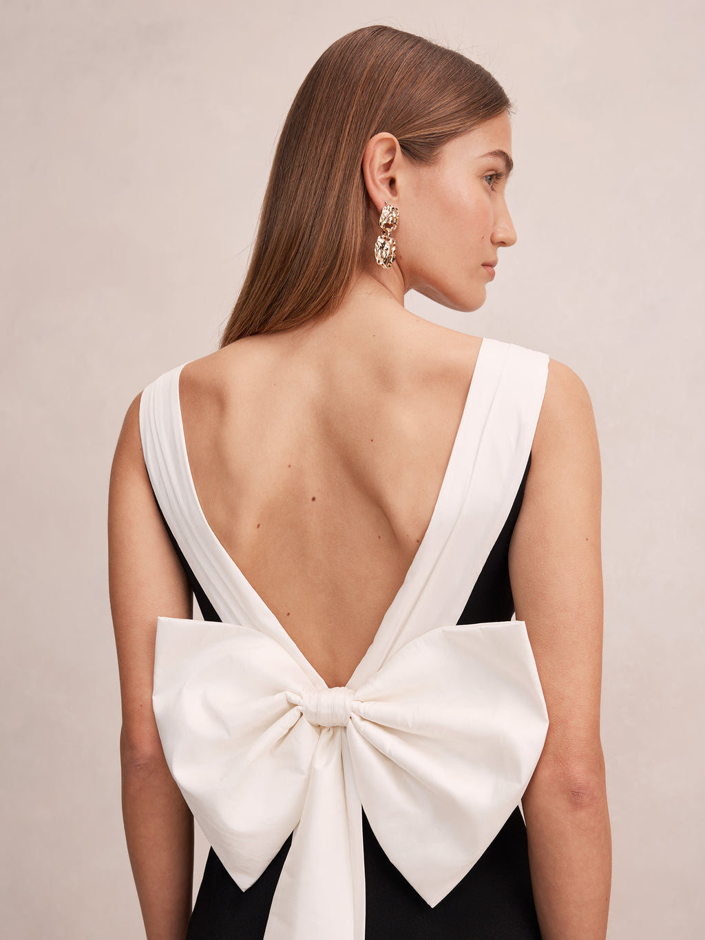 Odessa Backless Bow Gown