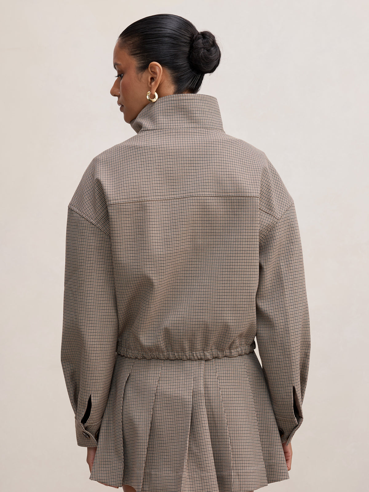 Hazel Petite Funnel Neck Jacket