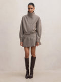 Hazel Petite Funnel Neck Jacket