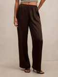 Sara Satin Wide Leg Pant