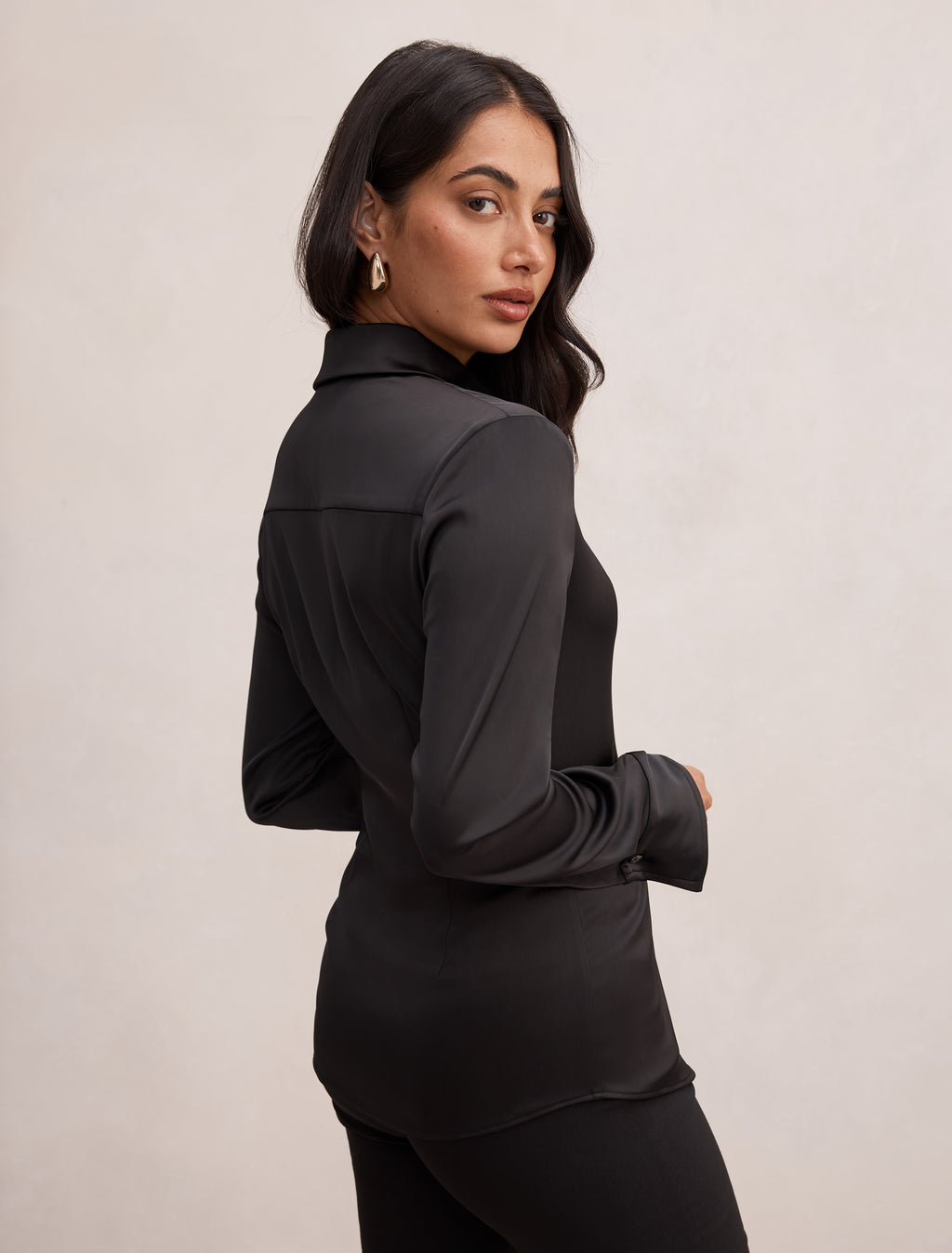 Gigi Fitted Cuffed Shirt